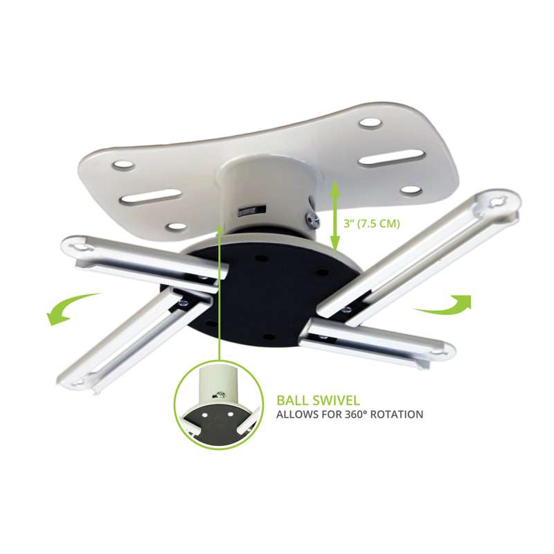 Kanto Universal Projector Mount - White