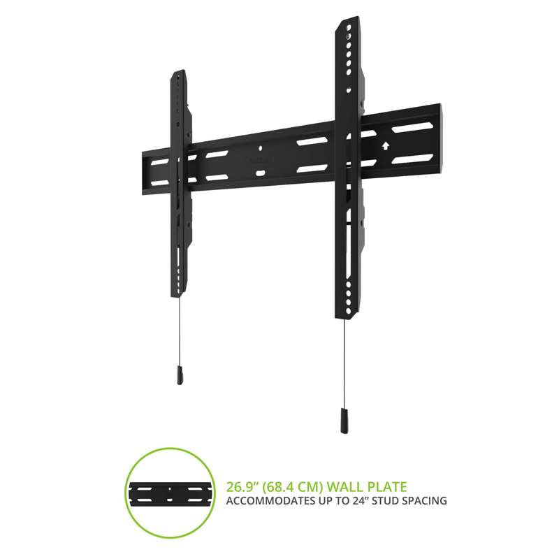Kanto Fixed Low-profile TV Wall Mount for 32-inch to 90-inch TVs - Black