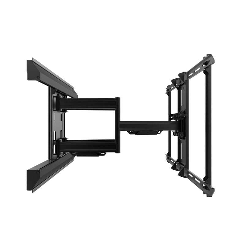Kanto Pro Series Full Motion TV Wall Mount for 37-inch to 80-inch TVs with movable pivot and tool-less tilt - Black