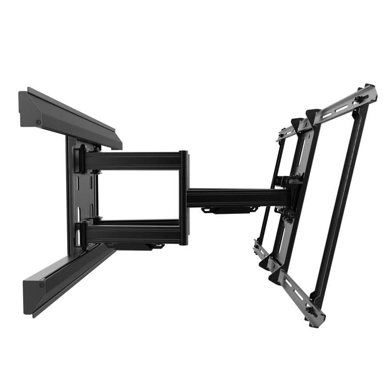Kanto Pro Series Full Motion TV Wall Mount for 37-inch to 80-inch TVs with movable pivot and tool-less tilt - Black