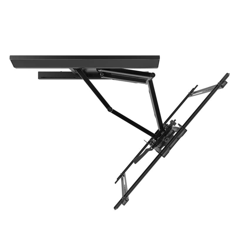 Kanto Pro Series Full Motion TV Wall Mount for 37-inch to 80-inch TVs with movable pivot and tool-less tilt - Black