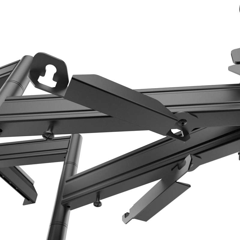 Kanto Pro Series Full Motion TV Wall Mount for 37-inch to 80-inch TVs with movable pivot and tool-less tilt - Black