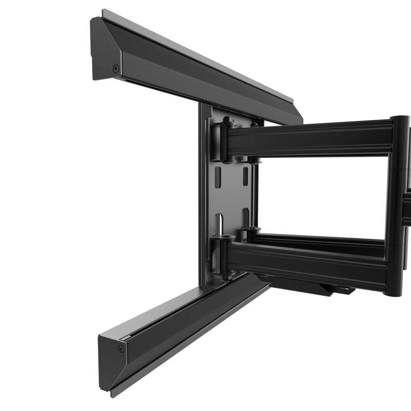 Kanto Pro Series Full Motion TV Wall Mount for 37-inch to 80-inch TVs with movable pivot and tool-less tilt - Black