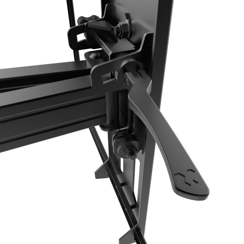 Kanto Pro Series Full Motion TV Wall Mount for 42-inch to 100-inch TVs with movable pivot and tool-less tilt - Black
