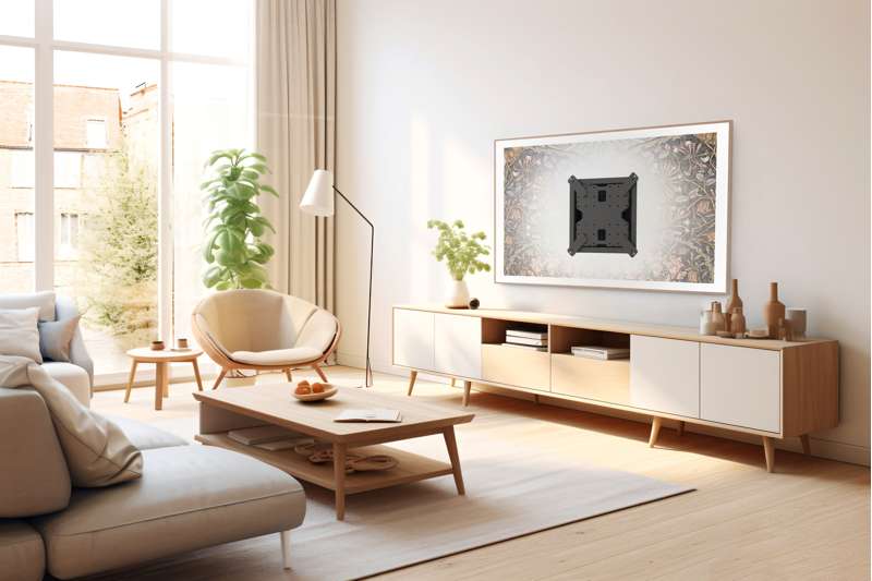 Kanto Pro Series Recessed In-wall Full Motion Articulating TV Mount for 35" - 65" TVs