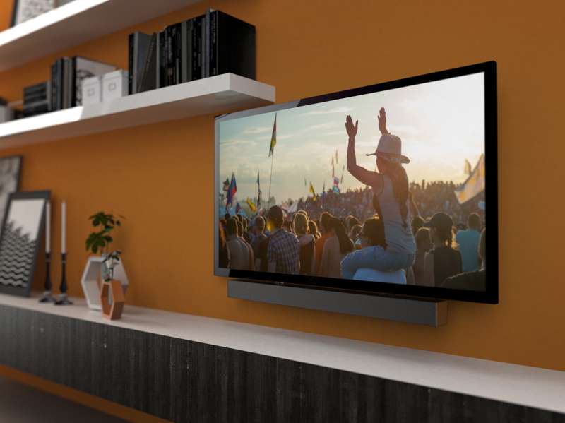 Kanto Universal Sound Bar TV Mount - Black