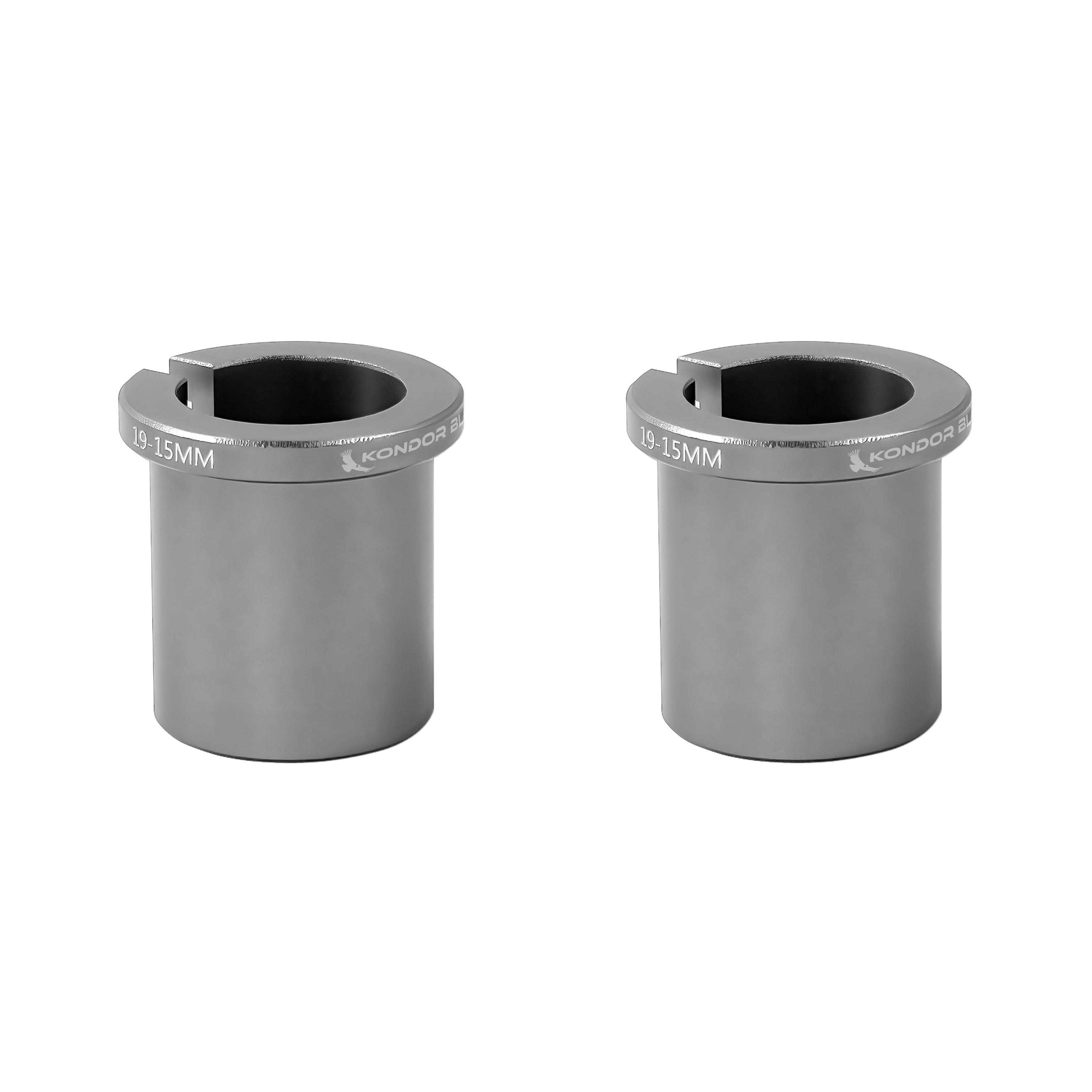 Kondor Blue 15mm to 19mm Bushings (Space Gray)