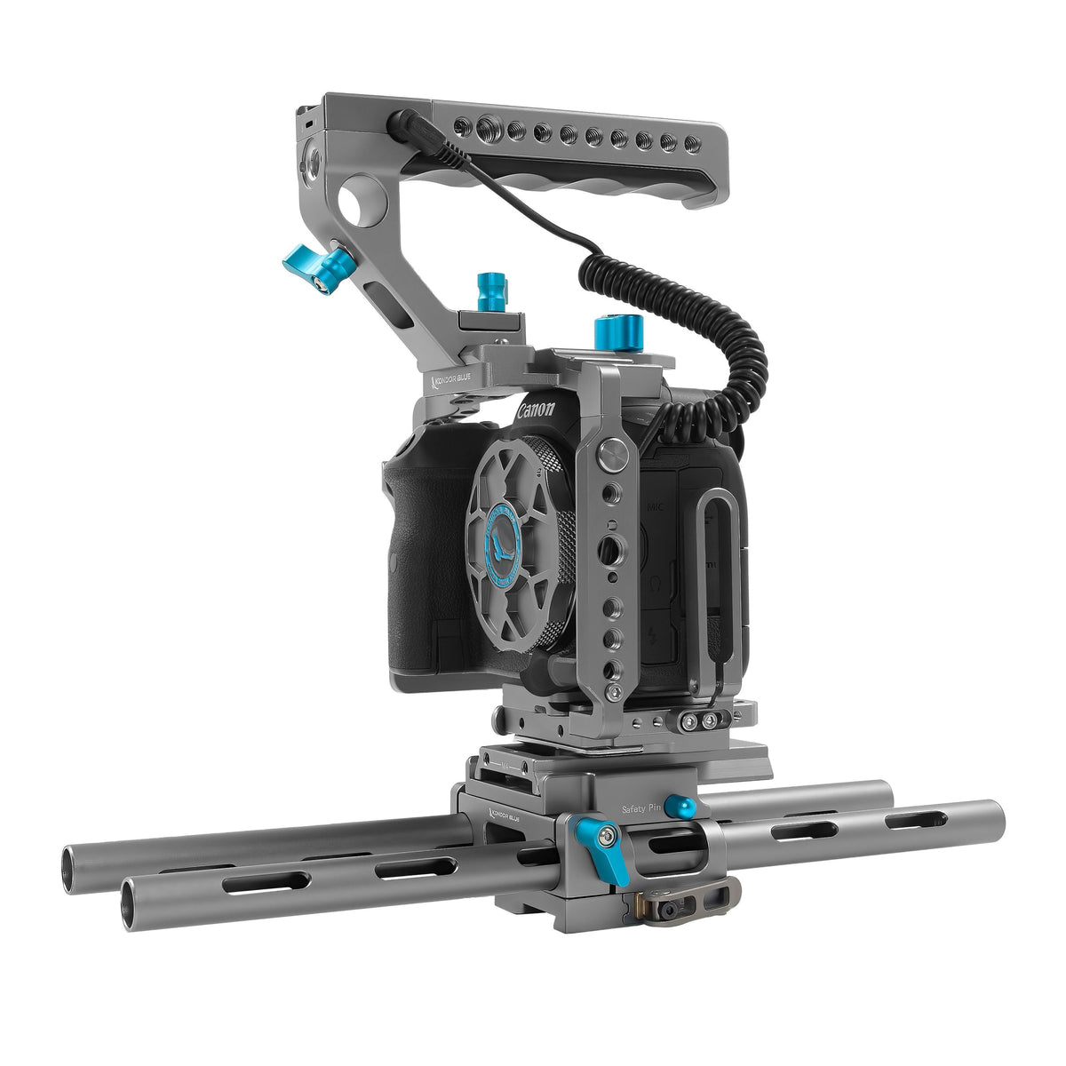 Kondor Blue Canon R5 Base Rig (R5/R6/R) (Space Gray)