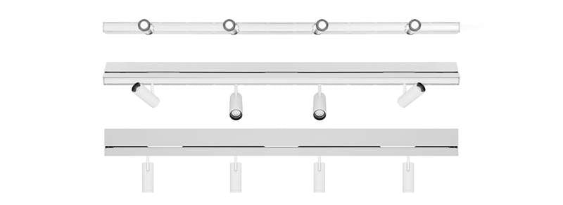 Kscape RAIL Track Ready 24V Lighting and Audio System, White