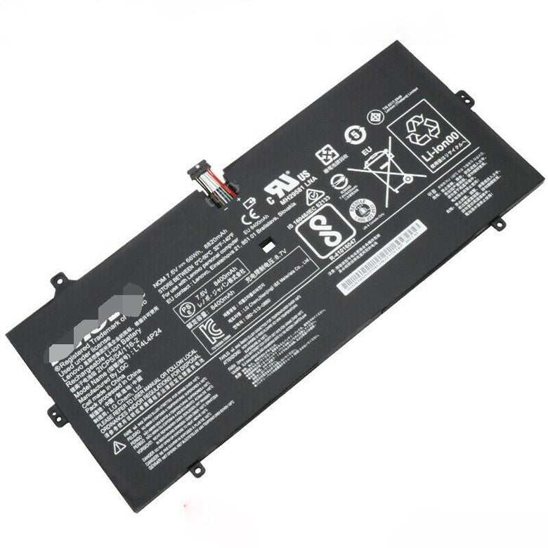 Lenovo L14M4P24 L14L4P24 Yoga 900 900-13ISK 13ISK2 laptop battery