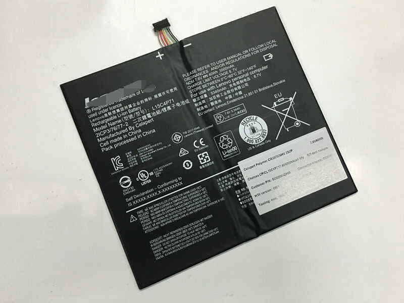 L15C4P71 L15L4P71 40Wh Battery for Lenovo MIIX 700 700-12ISK 4-6Y75