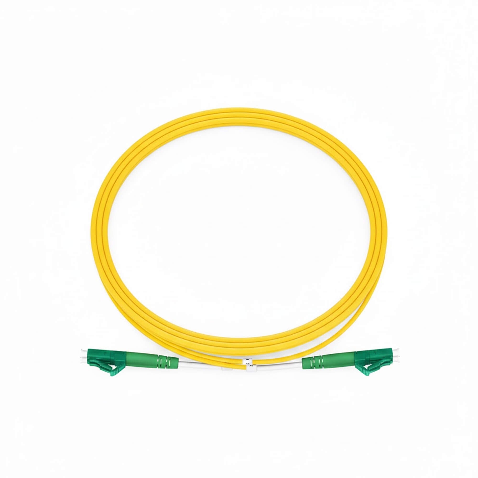NSComm LC APC to LC APC Duplex Single Mode Fiber Patch Cable, 2.0mm OFNR