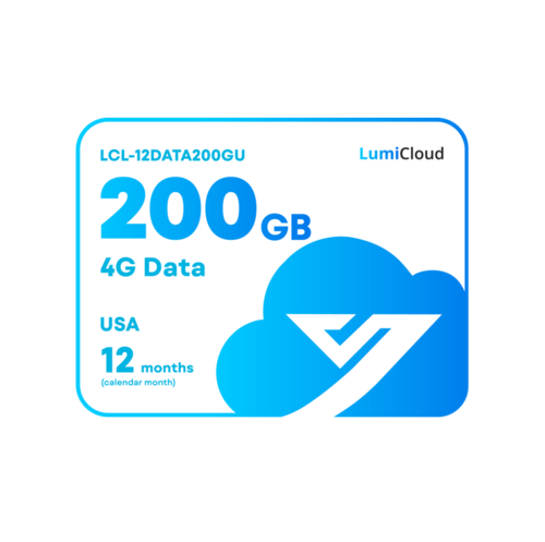Luminys LCL-12DATA100GU LumiCloud 4G Data 100GB USA: 12 Month Data Plan