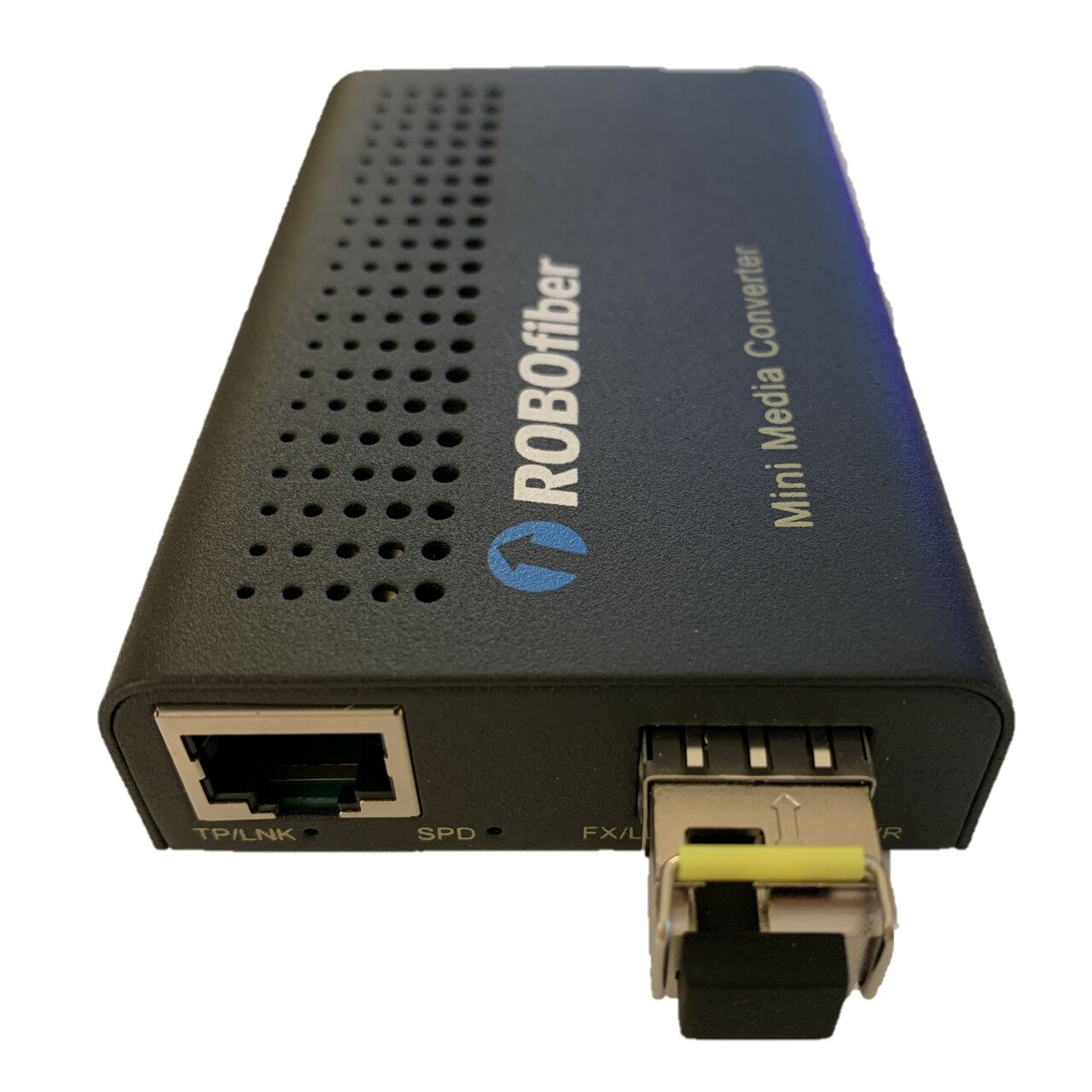 LFC-100-SFP-WB120 Fast Ethernet to fiber media converter, BiDi 120Km reach, Tx:1550/Rx:1310nm, LC conn, LFP and DIP sw settings