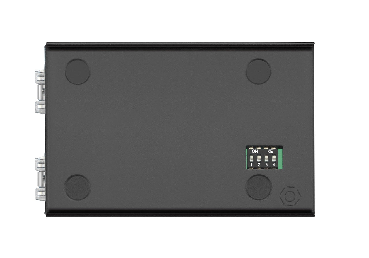 LFC-1000-SS SFP to SFP slot multirate fiber media converter, 155M to 1.25G speeds