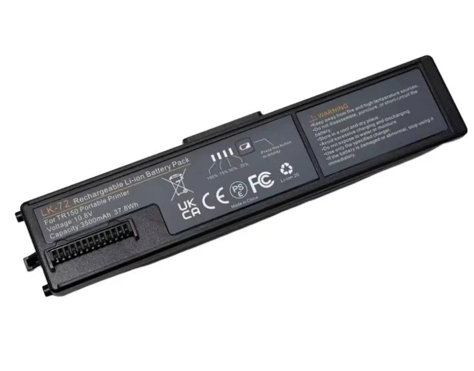 LK-72 Battery for Canon TR160 TR163  LB-70 PIXMA TR150 Wireless Portable Printe