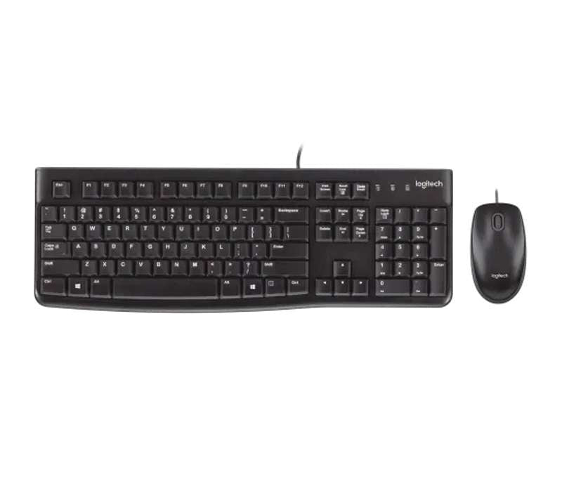 Logitech MK120 Corded Keyboard and Mouse Combo