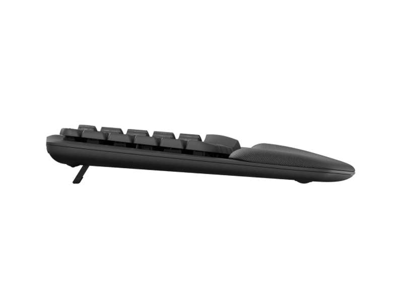 Logitech Ergonomic Bundle - Wave Keys Keyboard, Lift Vertical Mouse, Brio 505 Webcam, & Zone 305 Headset - TEAMS Version