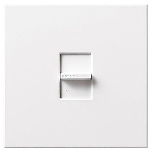NTLV-1500-WH | Lutron Nova T Magnetic Low Voltage Single Pole Slide Dimmer 1500VA White Finish