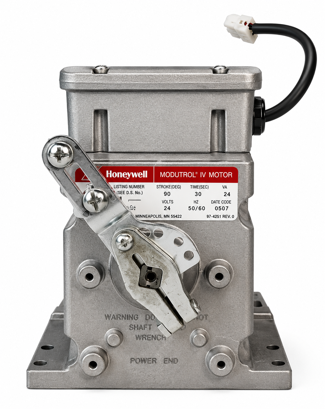 Honeywell M7282A1022 Modutrol IV Spring Return Actuator Motor 24 VAC for Damper and Valve Control