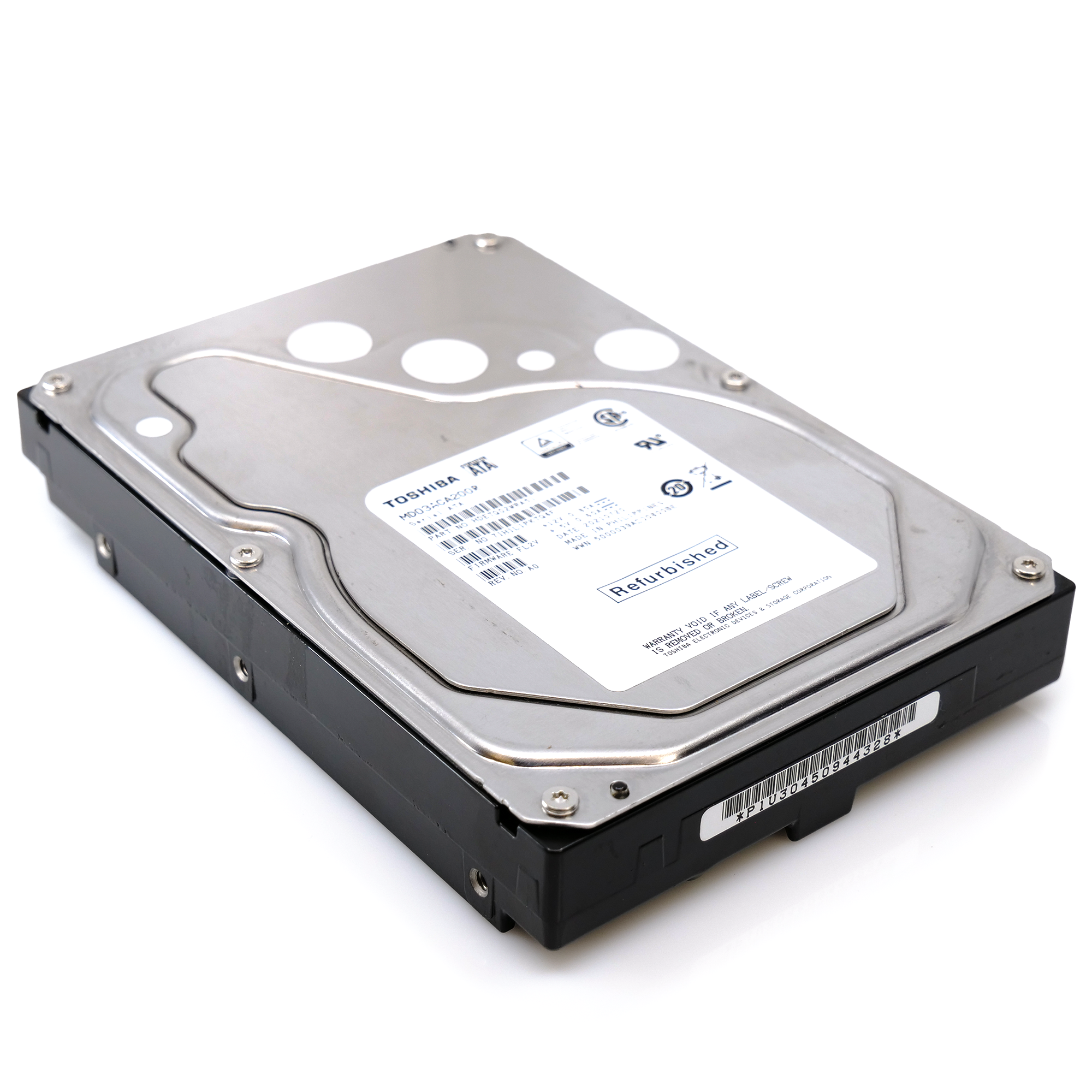 Toshiba MD03 MD03ACA200R 2TB 7.2K RPM SATA 6Gb/s Desktop 3.5in Recertified Hard Drive