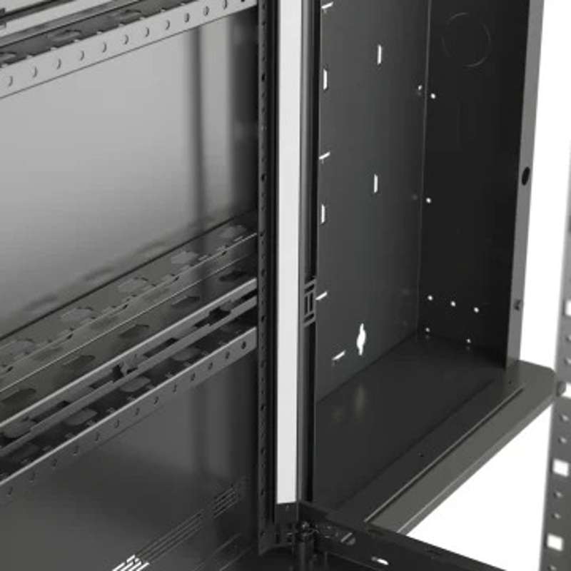 Middle Atlantic DWR Series Pivoting Wall Rack, 12 Rack Units, 22in Depth