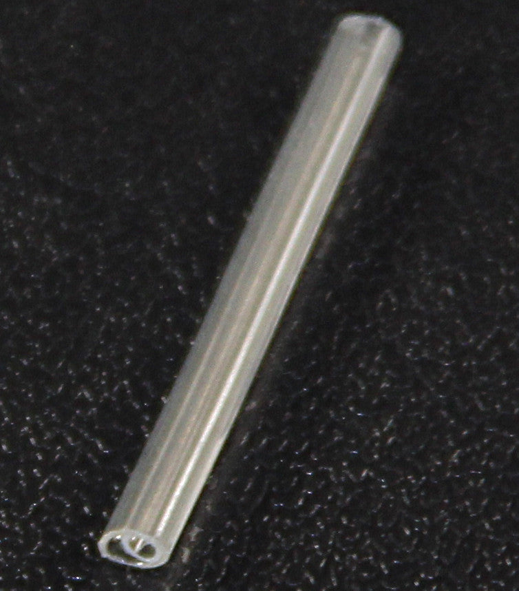 Dia. 2.0mm x 25mm(L) Steel Member Fusion Splice Sleeve - Pack of 50 pcs - Clear Color
