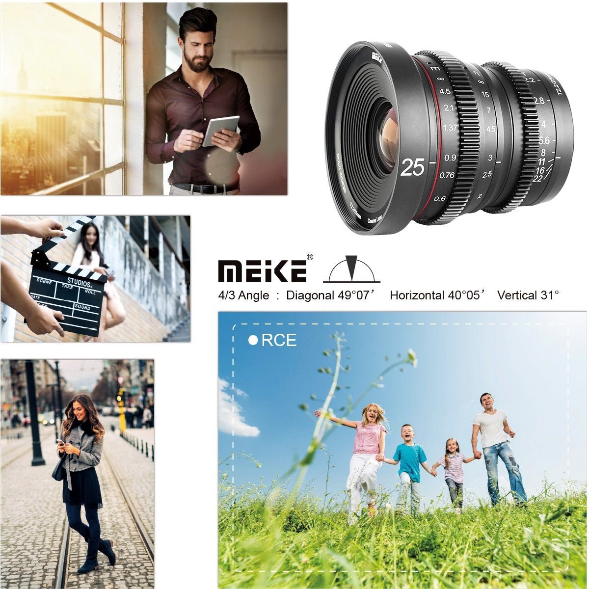 Meike Cinema Prime 25mm T2.2 Lens (Fujifilm X Mount)