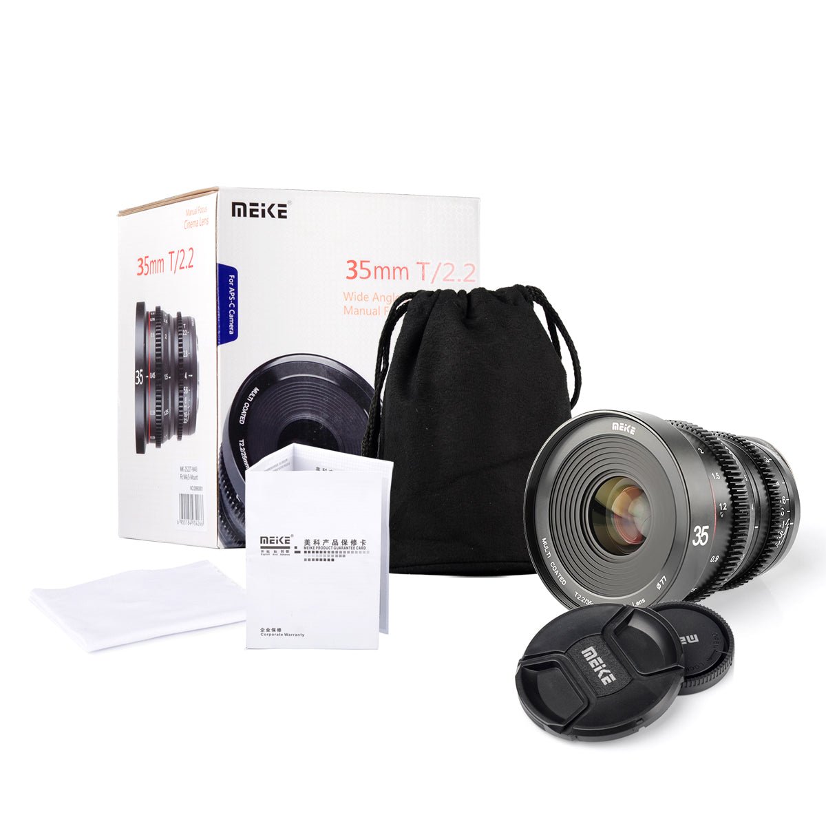 Meike Cinema Prime 35mm T2.2 Lens (Sony E Mount)