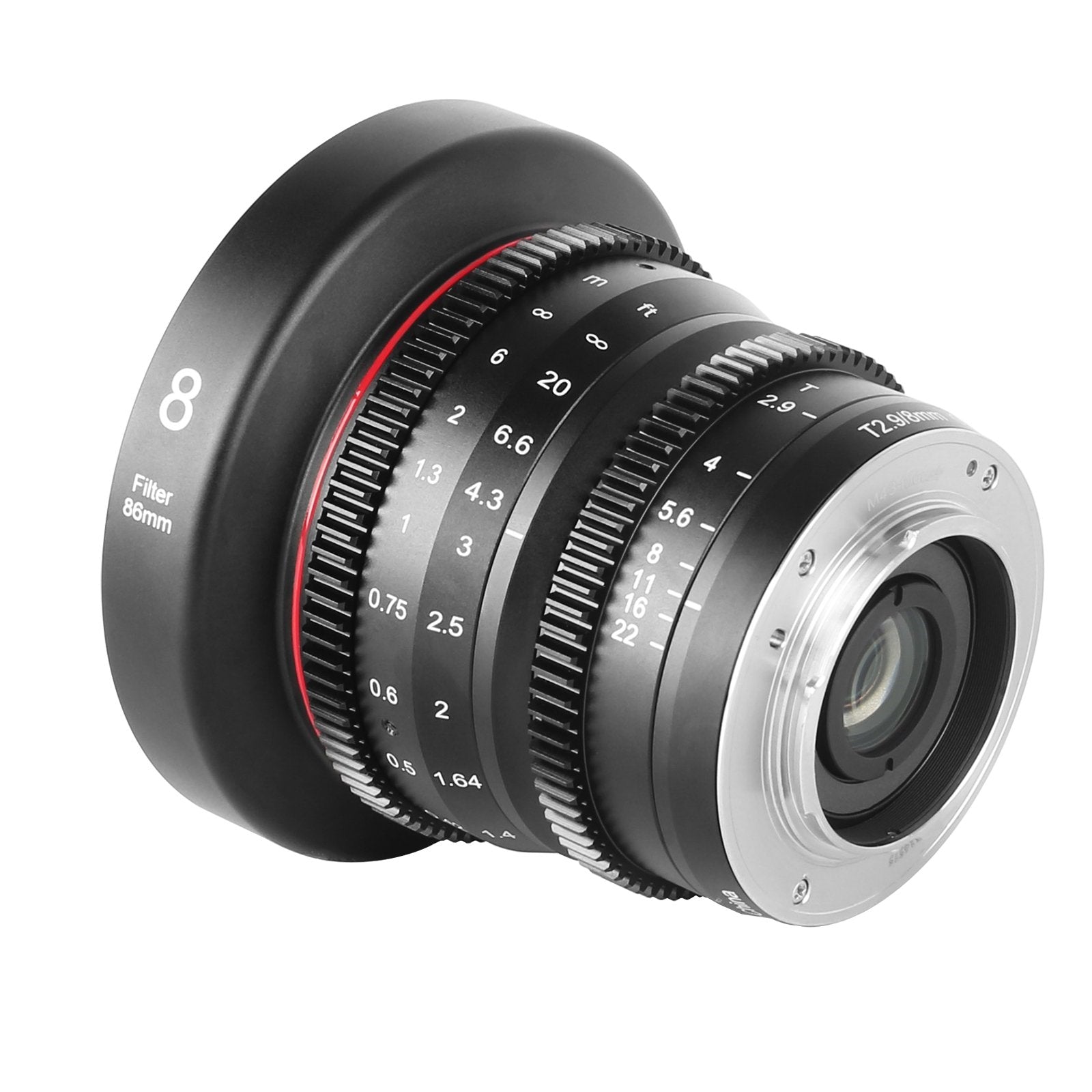 Meike Cinema 8mm T2.9 Micro4/3 Lens (MFT Mount)