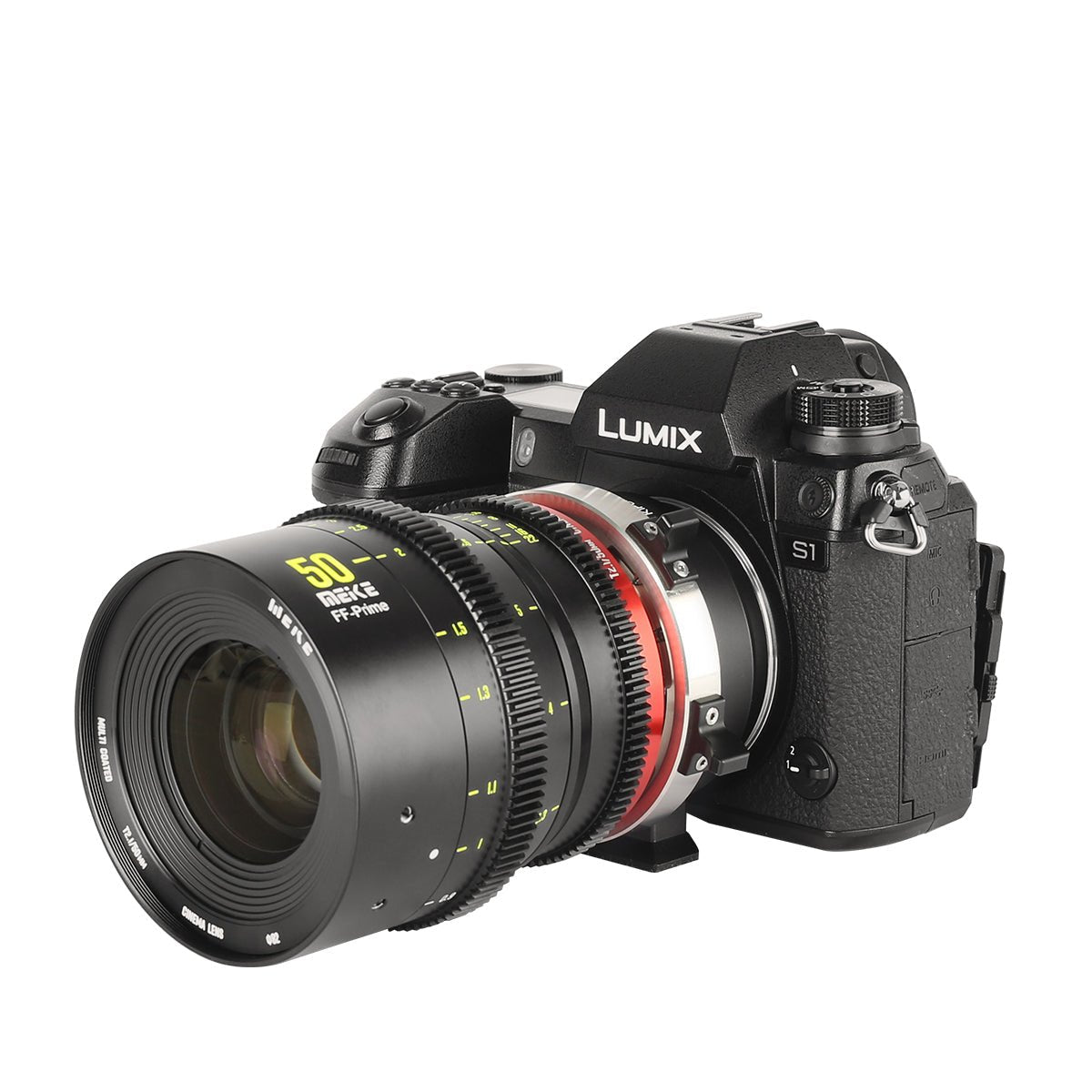 Meike Cinema Full Frame Cinema Prime 50mm T2.1 Lens (PL Mount)