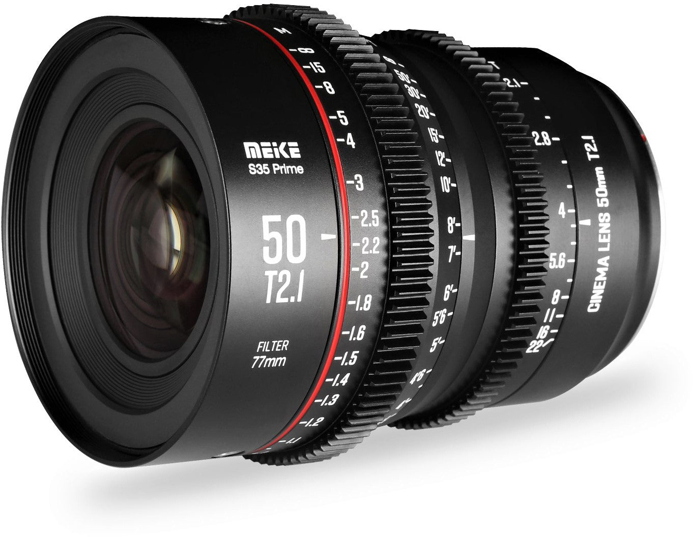 Meike Cinema Super35 50mm T2.1 Lens (PL Mount)