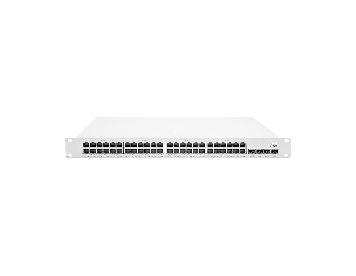 Cisco Meraki MS350-48FP-HW 48-Port Cloud Managed PoE+ Layer 3 Switch