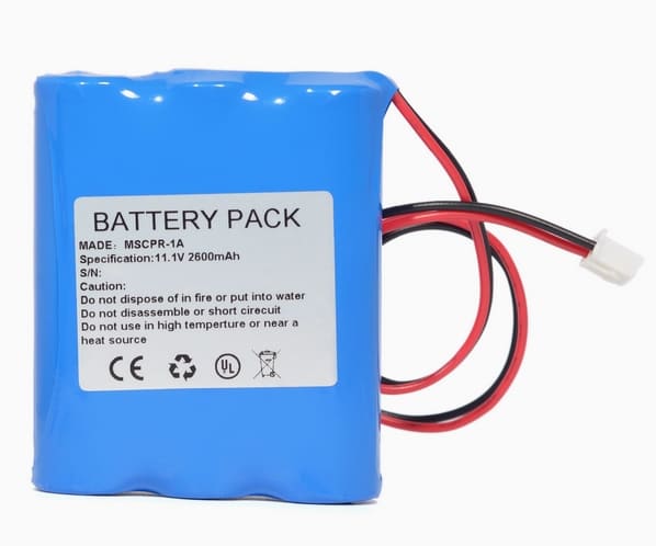 MSCPR-1A Battery for Medsonic MSCPR-1A B0402095 2600mAh