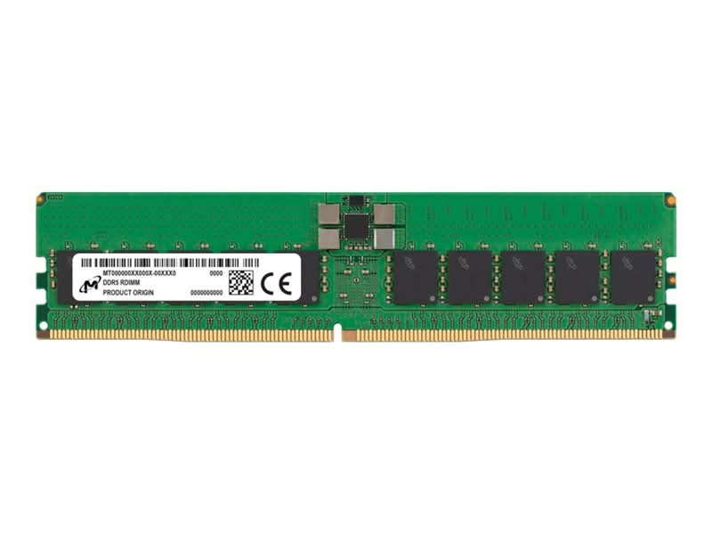 Micron MTC20F1045S1RC64BD2R DDR5 RDIMM 32GB 1RX4 6400 CL52 RAM Module
