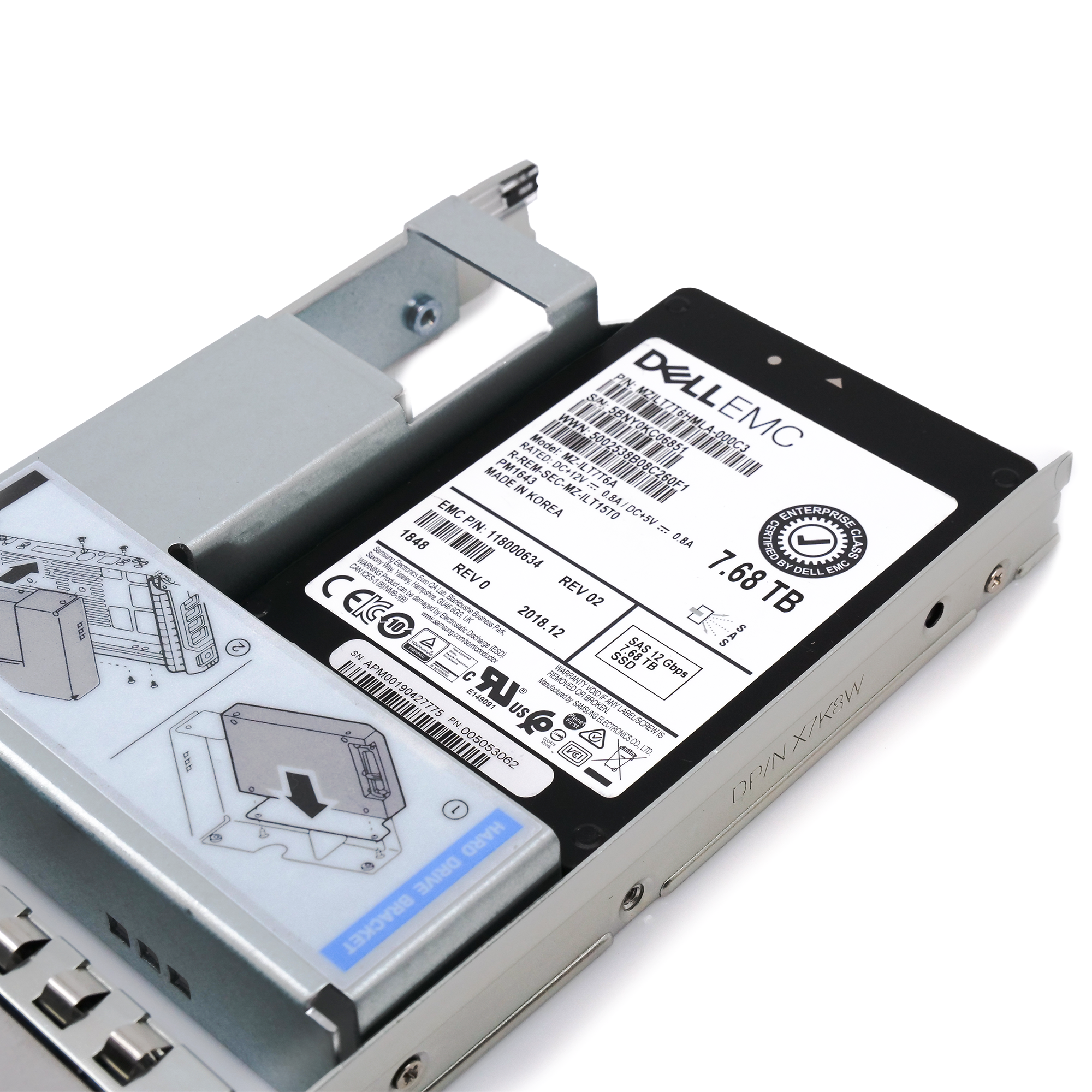 Dell EMC 118000634 G14 7.68TB SAS 12Gb/s 512e 1DWPD 3.5in Solid State Drive