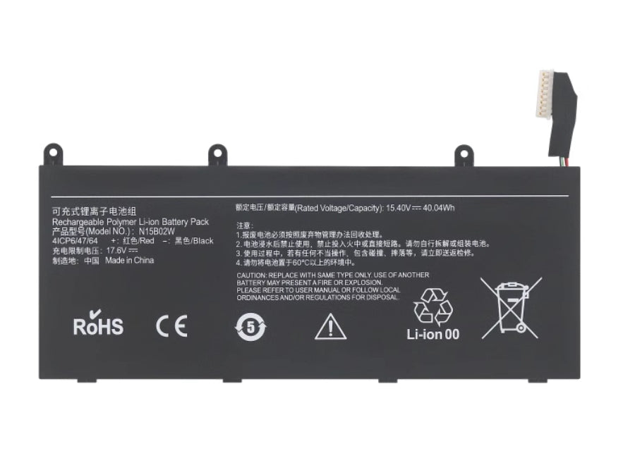 N15B02W Battery for XiaoMi RedMibook14 II TM1705 TM1801 TM1802-AF TM1802-AG TM1802-BL