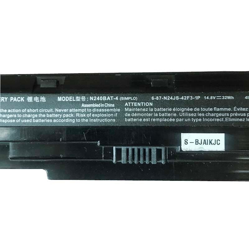 Replacement N240BAT-4 32Wh Battery For Clevo N240WU Schenker Slim 14
