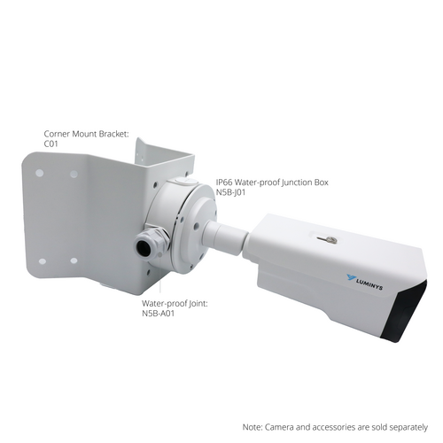 Luminys N5B-8LAV 8MP Network LumiLuxSmart Bullet Camera (Vari-Focal)