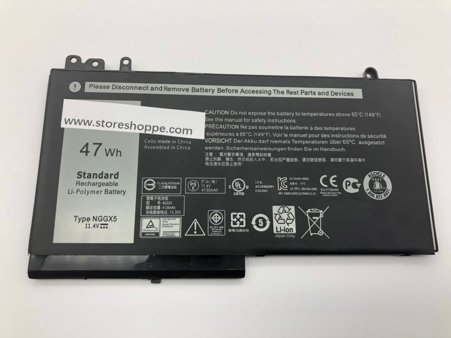 NGGX5 RDRH9 Battery for Dell Latitude E5270 Latitude E5470 47Wh