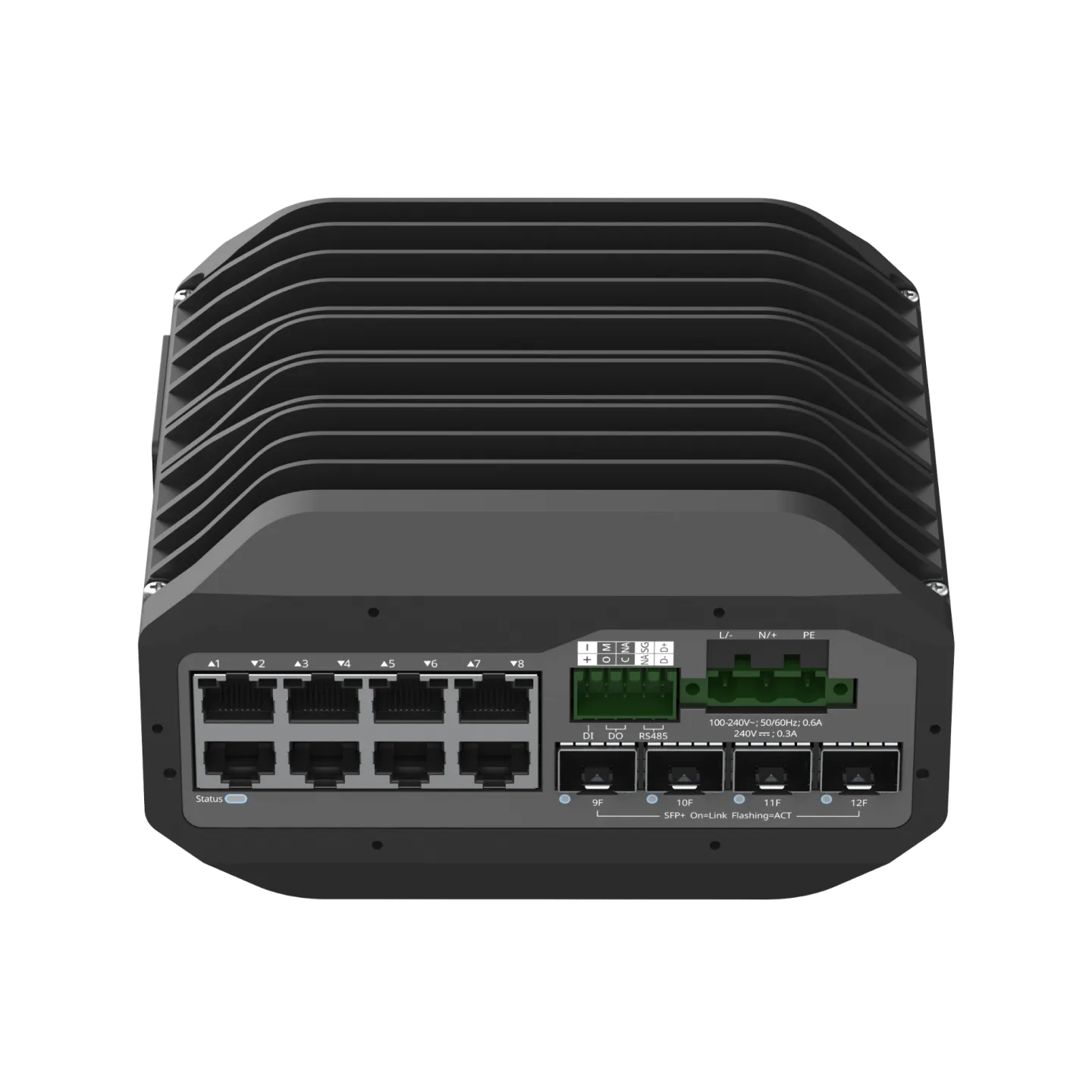 NSComm IS5200-8GT4XS 8x1G & 4x10G SFP+ Industrial Switch