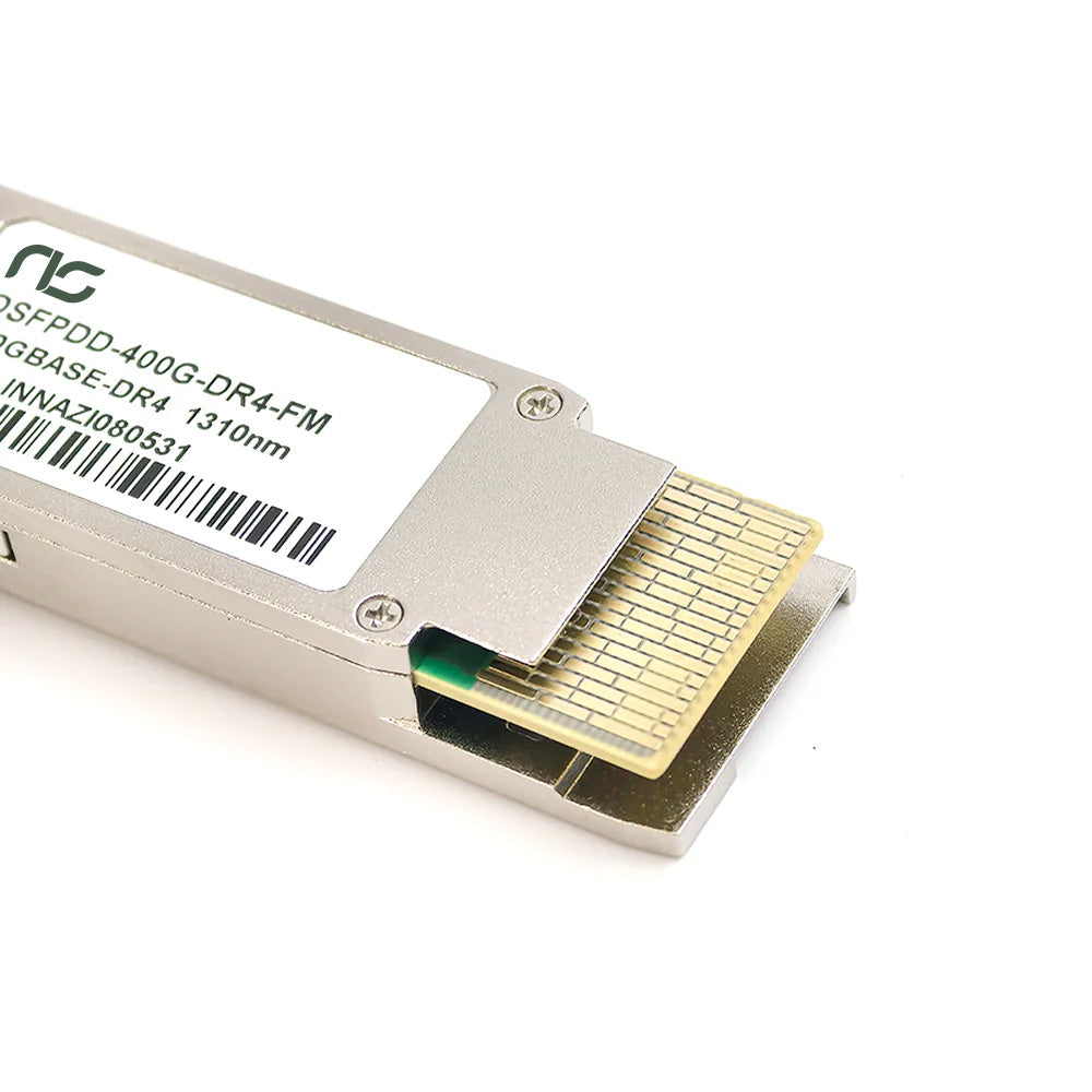 NSComm NS-QDD-400G-DR4-S 400G Base-DR4 QSFP-DD PAM4 1310nm 500m MTP/MPO SMF FEC Optical Transceiver Module