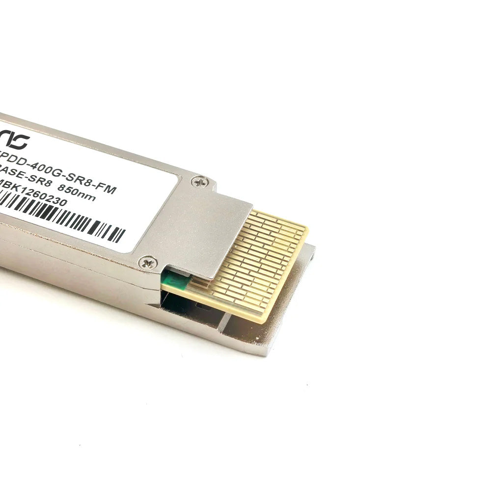 NSComm NS-QDD-400G-SR8 400G Base-SR8 QSFP-DD PAM4 850nm 100m MTP/MPO OM3 FEC Optical Transceiver Module