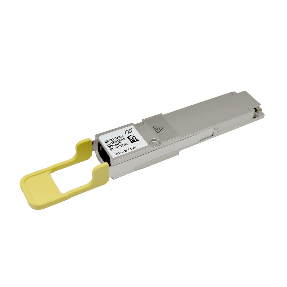 NSComm NS-QSFP112-400G-DR4 400G QSFP112 DR4 PAM4 1310nm 500m MTP/MPO-12 with KP4 FEC Fiber Optic Transceiver Module