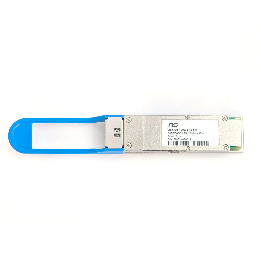 NSComm NS-QSFP28-100G-LR4 100G Base-LR4 QSFP28 1310nm 10km Duplex LC SMF DOM Optical Transceiver Module