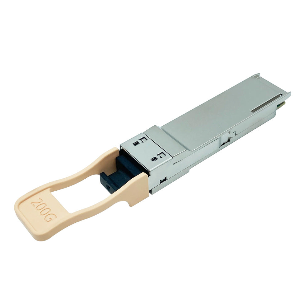 NSComm NS-QSFP56-200G-SR4 200G Base-SR4 QSFP56 850nm 100m MTP/MPO-12 MMF DOM Optical Transceiver Module