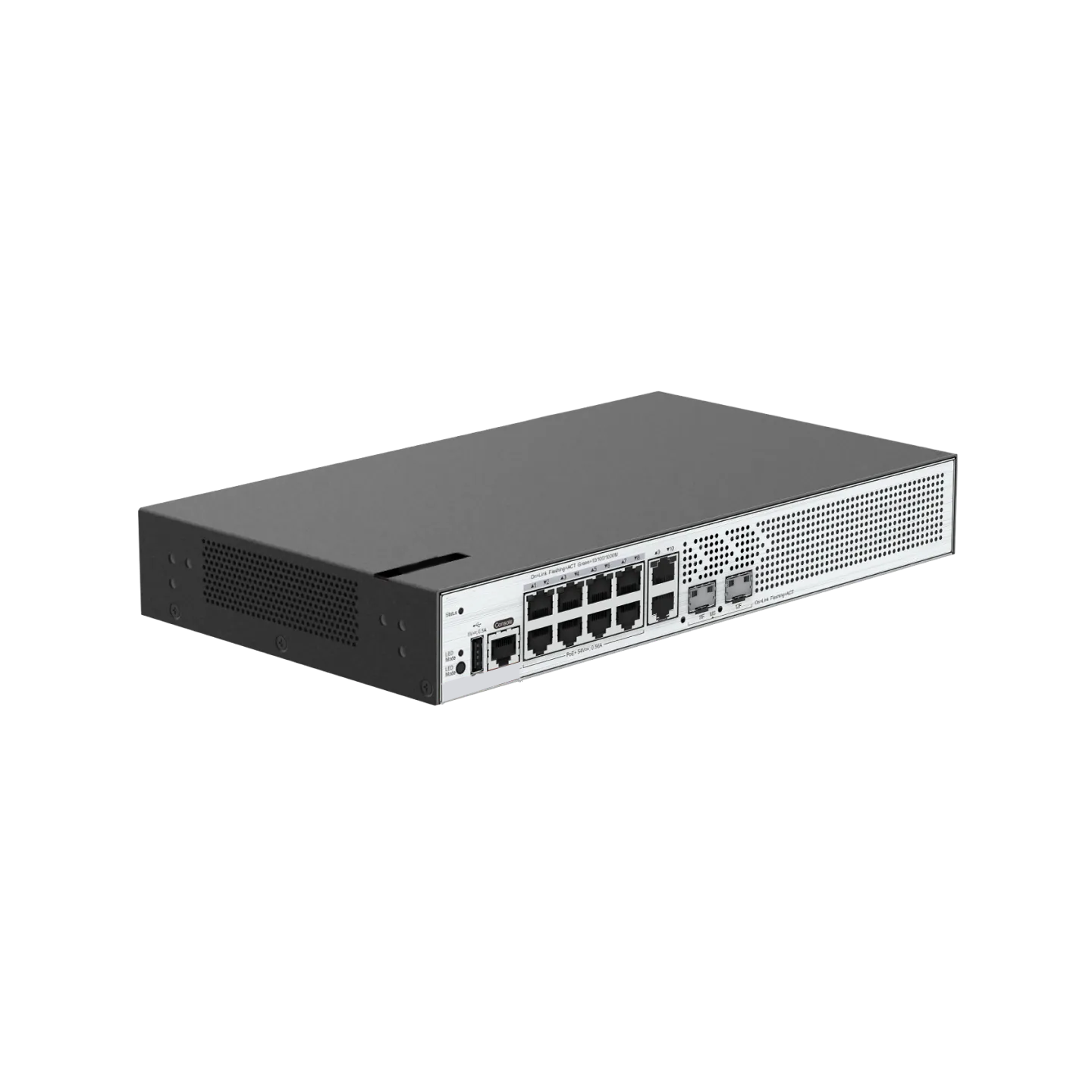 NSComm S5000-10GT2MS-P-E 8x1G (PoE+) & 2x2.5G SFP PoE Switch