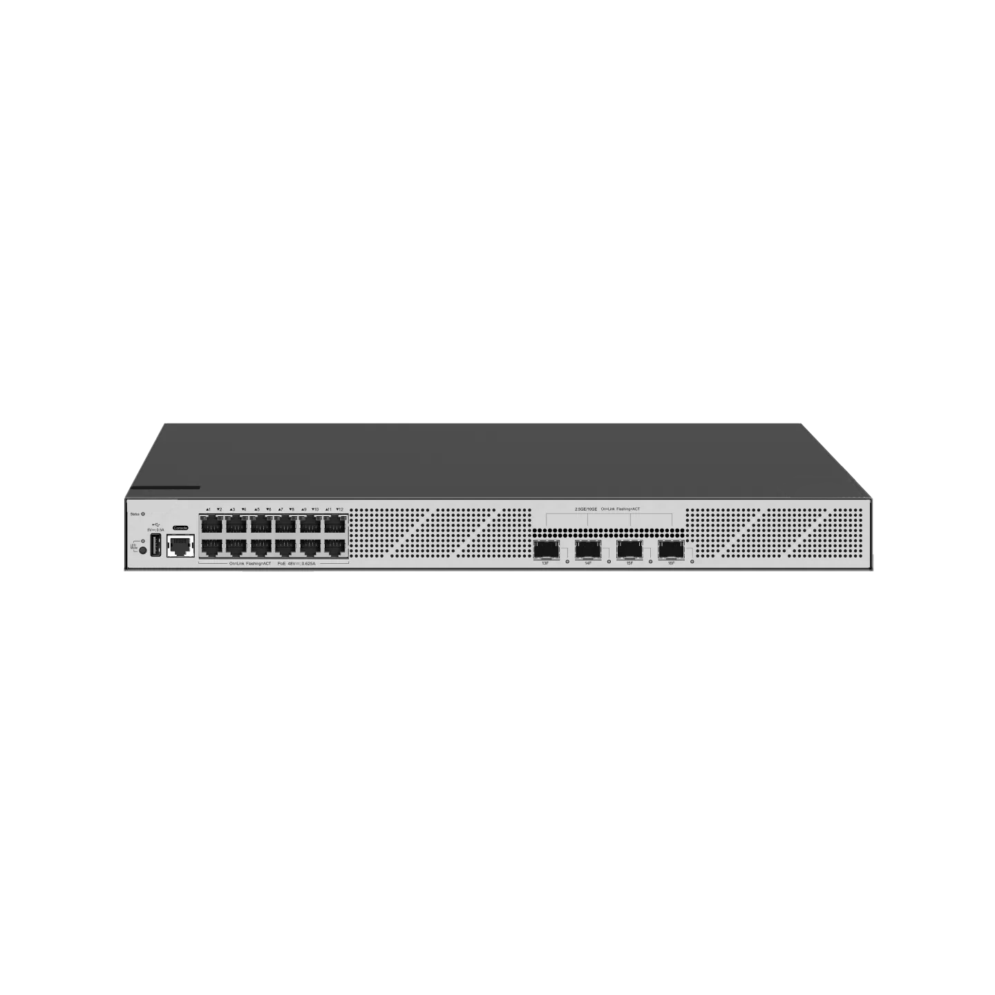 NSComm S5350-12GT4XS-P-E 12x1G (PoE+) & 4x10G SFP+ L3 PoE Switch