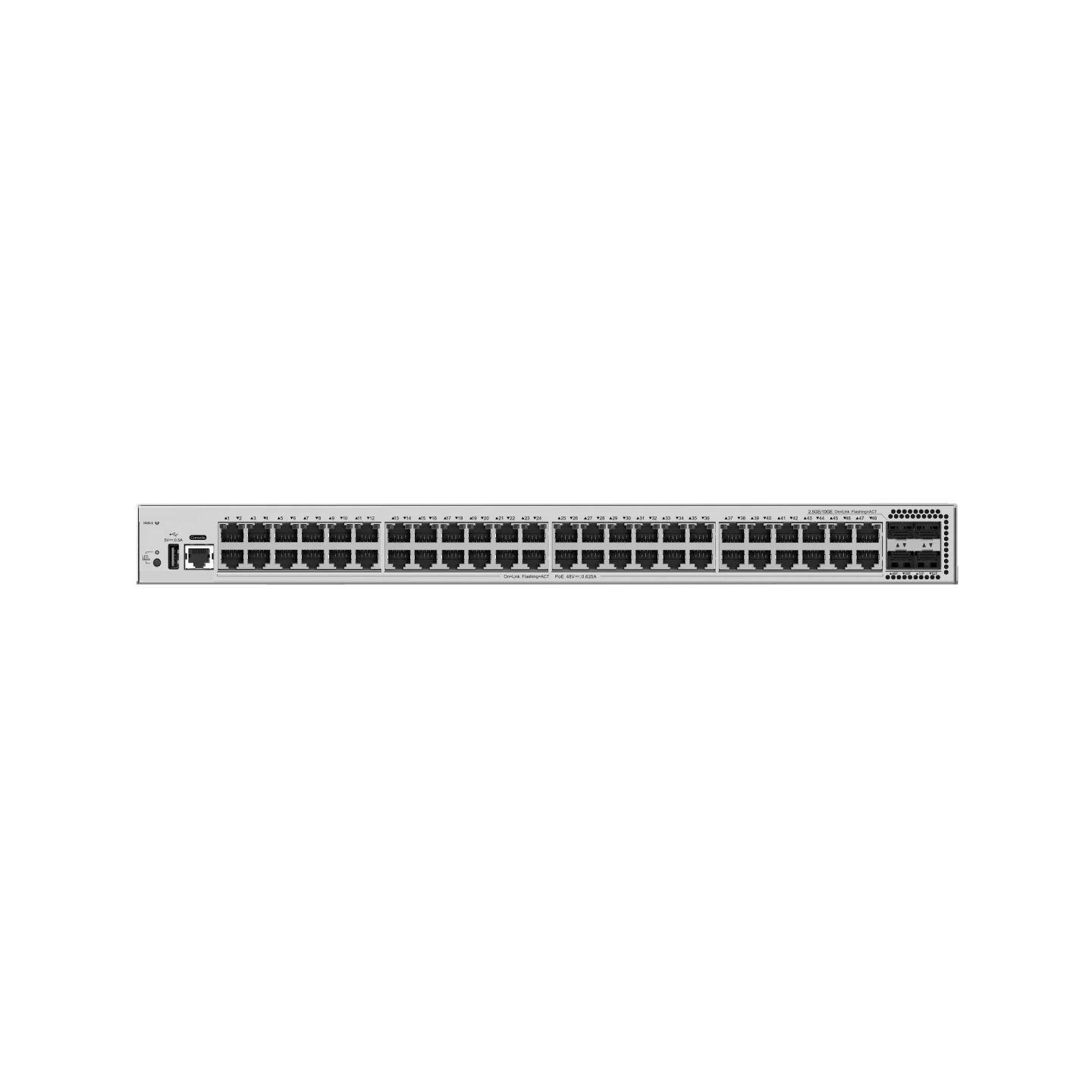NSComm S5350-48GT4XS-P-E 48x1G (PoE+) & 4x10G SFP+ L3 PoE Switch