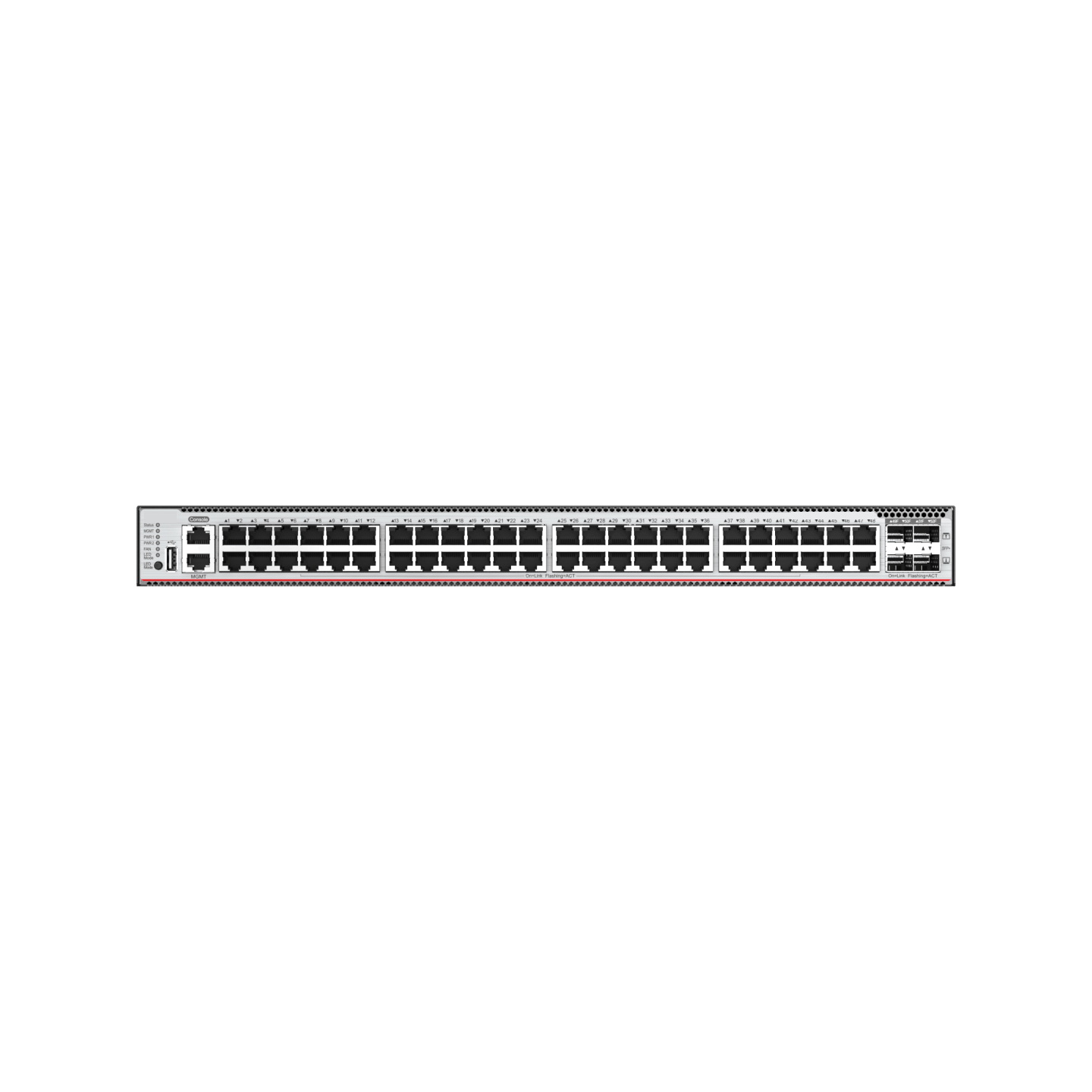 NSComm S5760C-48GT4XS-HP-X 48x1G (PoE+) & 4x10G SFP+ L3 PoE Aggregation Switch